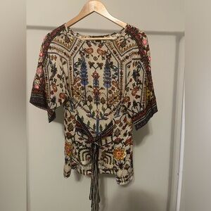 Anthropologie-Vineet Bahl printed blouse